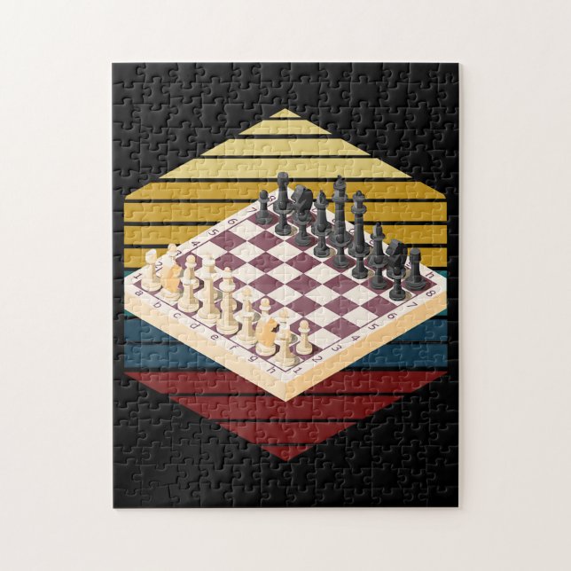 Chess Gift | I Will Versus You With Chess Jigsaw Puzzle (Vertical)