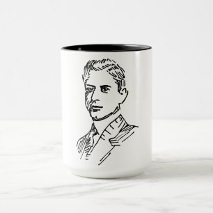 Chess Grandmaster Jose Raul Capablanca Portrait Mug