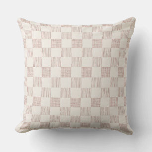 Chess Grid Manual Lines Cushion
