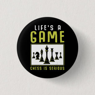 Chess Heartbeat Chess Master Chess Club 3 Cm Round Badge