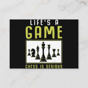 Chess Heartbeat Chess Master Chess Club Enclosure Card