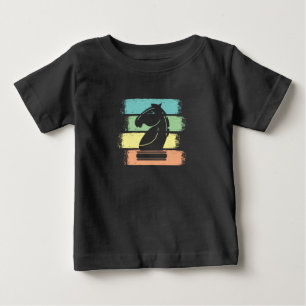 Chess Horse Retro Baby T-Shirt