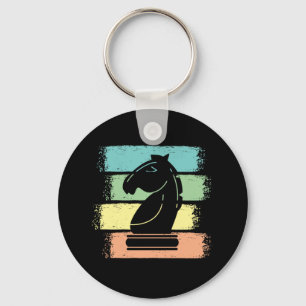 Chess Horse Retro Key Ring