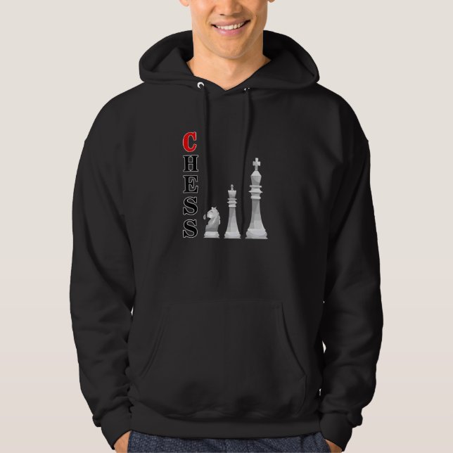 Chess  Humour Chess Player Chess Hoodie (Front)