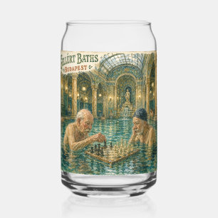 Chess in the Gellert Baths Budapest Hungary Can Glass