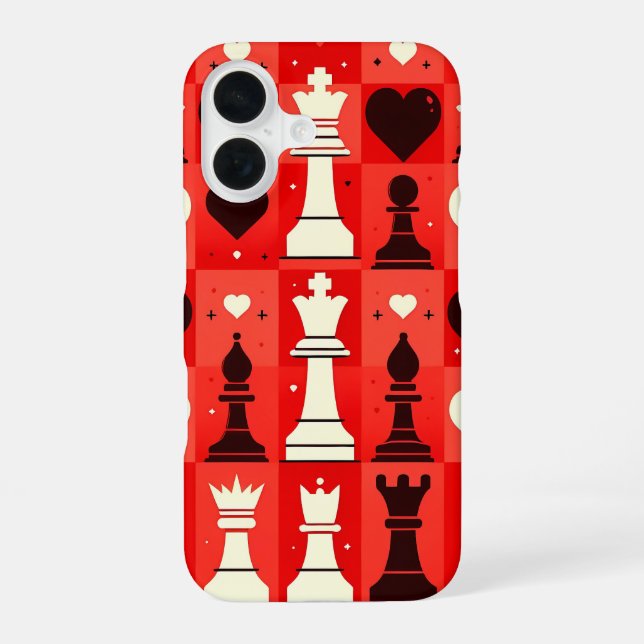 Chess iPhone 16 Case (Back)