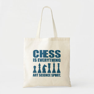 Chess Is Art Science Sports Gift Women Men Tote Bag