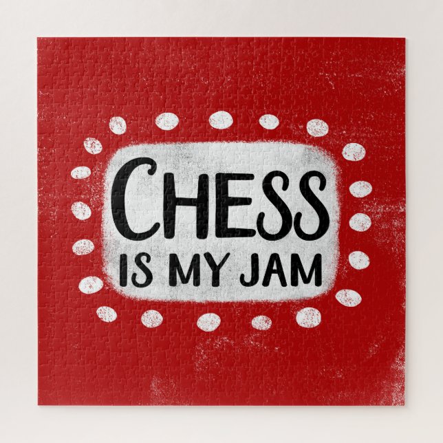 Chess Is My Jam Jigsaw Puzzle (Vertical)