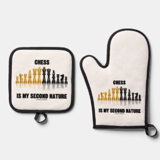 Chess Is My Second Nature Reflective Chess Set