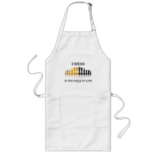 Chess Is The Spice Of Life (Reflective Chess Set) Long Apron