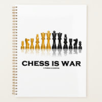 Chess Is War Reflective Chess Set Pieces