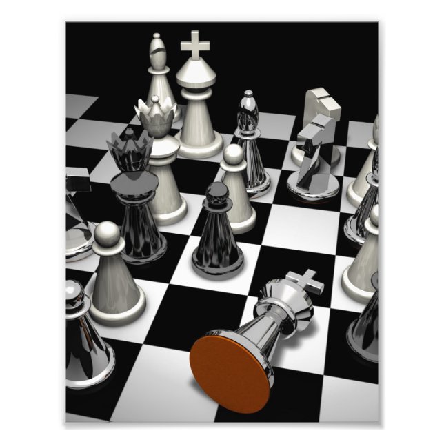Chess Jigsaw Puzzle Photo Print (Front)