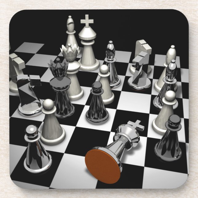 Chess Keepsake Box Coaster (Front)