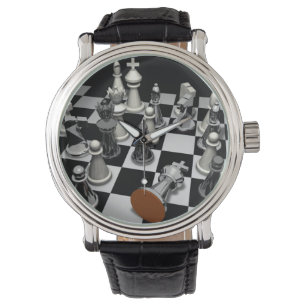 Chess Keychain Watch