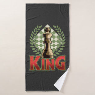 Chess King Bath Towel Set