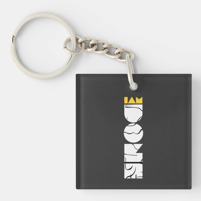 Chess King Crown Keychain (Front)