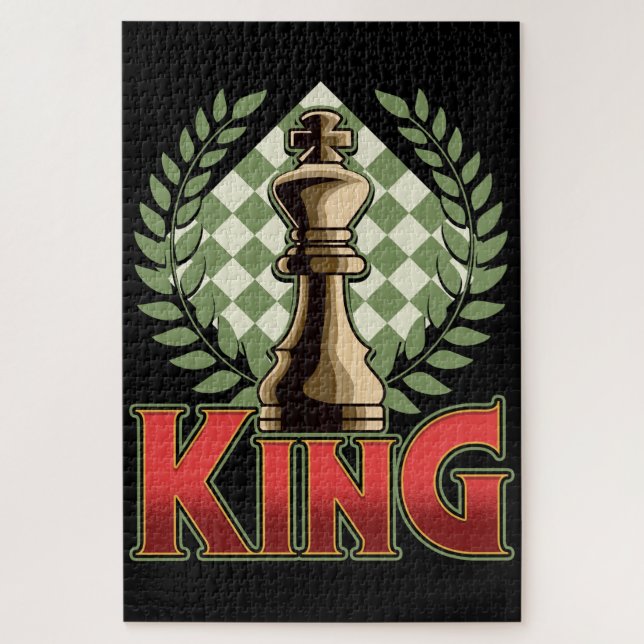 Chess King Jigsaw Puzzle (Vertical)