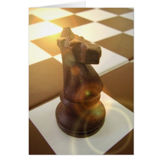 Chess Knight Greeting Card