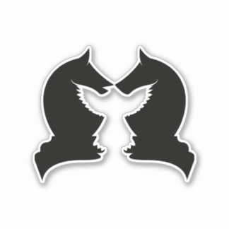 Chess knights & eagle