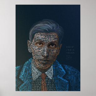 Chess Legends: Robert James Fischer Poster