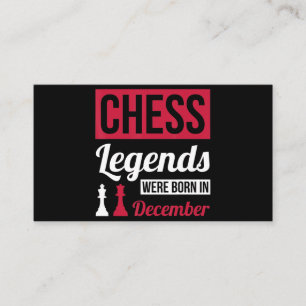 chess legends were born in december birthday gifts enclosure card