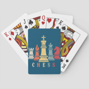 Chess Lover Chess Set Checkmate Gift Playing Cards