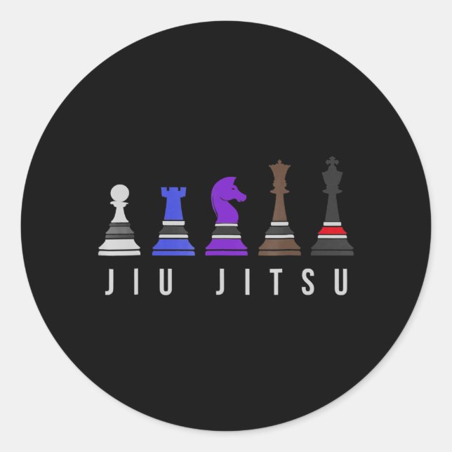 Chess Lover | Ive Got Awesome Moves Chess Classic Round Sticker (Front)