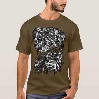 Chess Lover Player Pieces Inside Halloween Game Co T-Shirt