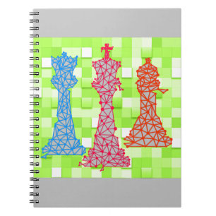 Chess Lover   Queen King Bishop Chess Notebook