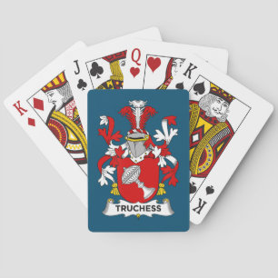 Chess Lover   Truchess Coat of Arms - Family Crest Playing Cards
