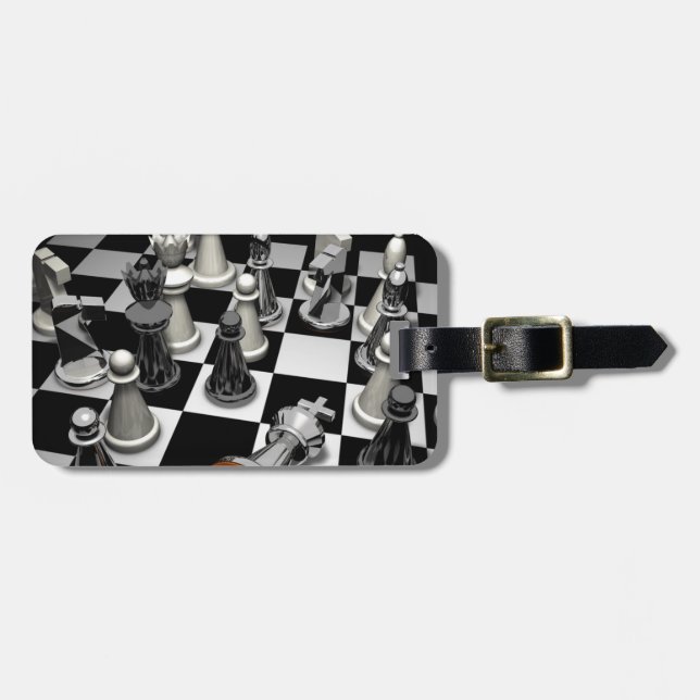 Chess Luggage Tag (Front Horizontal)