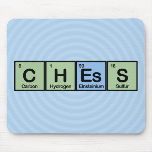 Chess Made of Elements Mouse Mat