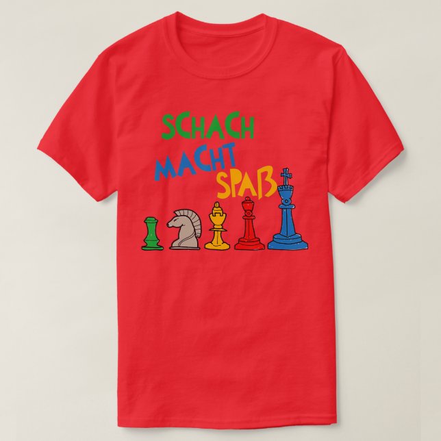Chess Makes Fun Chess Board Chess Pieces Grand Mas T-Shirt (Design Front)