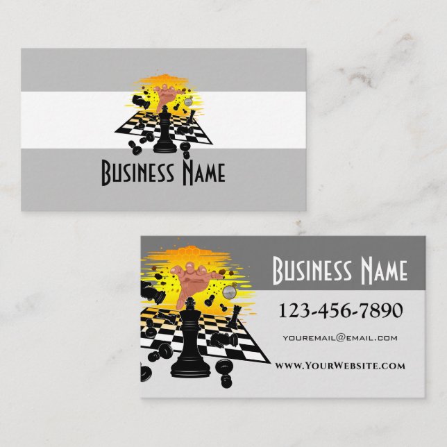 Chess Master Business Card (Front/Back)