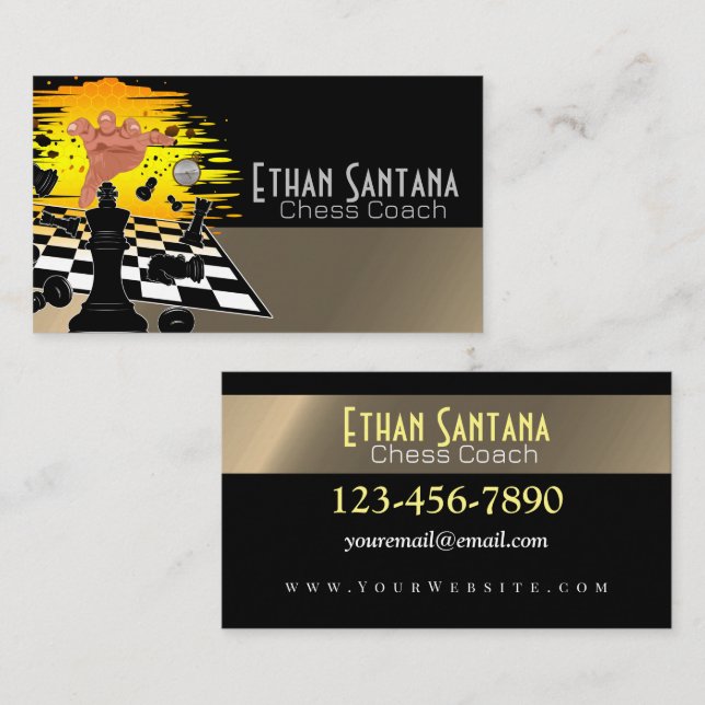 Chess Master Business Card (Front/Back)
