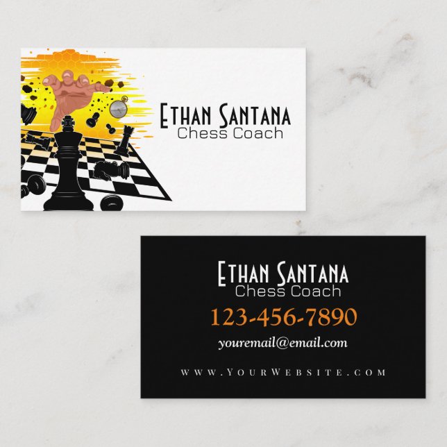 Chess Master Business Card (Front/Back)