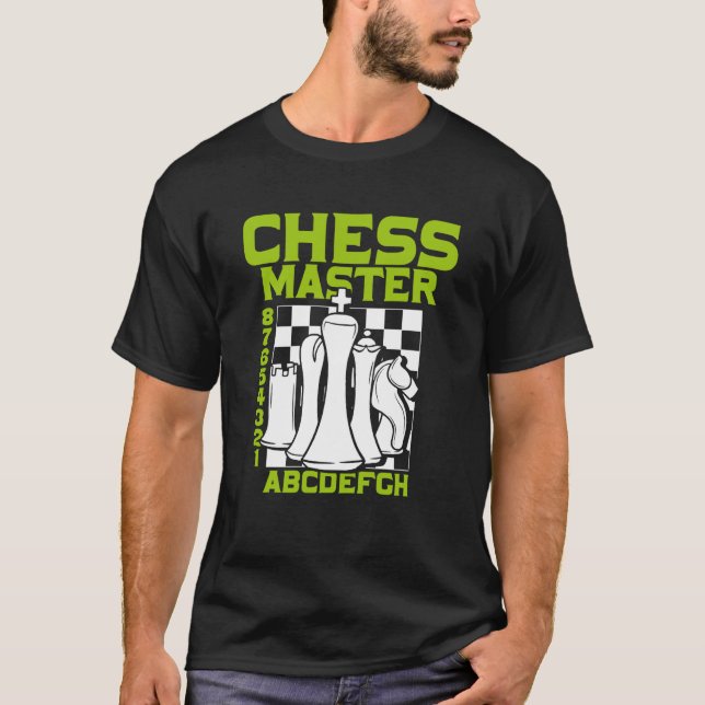 Chess Master Chess Board Pieces Checkmate Grandmas T-Shirt (Front)