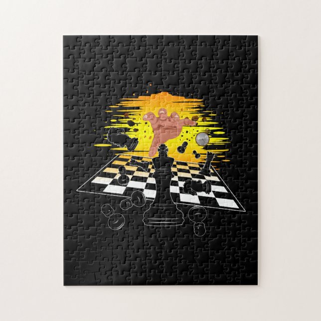 Chess Master Jigsaw Puzzle (Vertical)