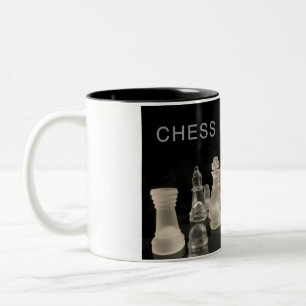 Chess Mug in Black and White.