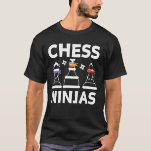 Chess Ninja Art For Kids Boys Girls Chess Player C T-Shirt