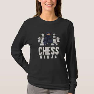 Chess Ninja Funny Chess Kids Chess Boys Chess Play T-Shirt