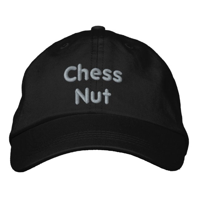 Chess Nut Embroidered Hat (Front)