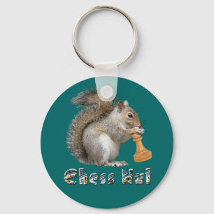 Chess Nut Key Ring