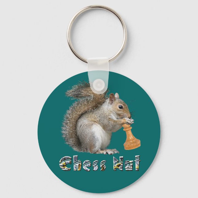 Chess Nut Key Ring (Front)