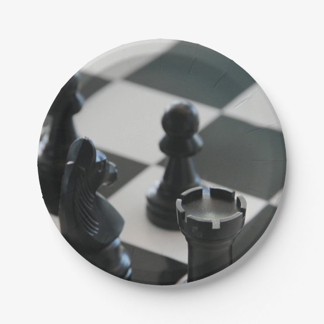 Chess Paper Plate (Front)