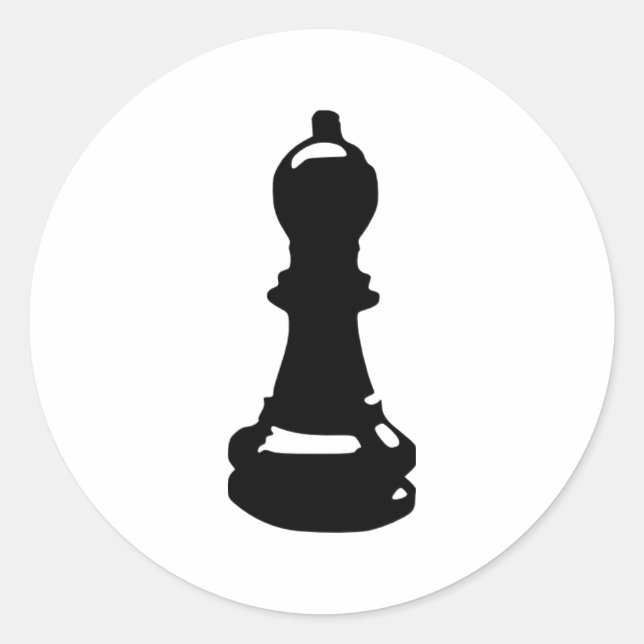Chess - Pawn Classic Round Sticker (Front)