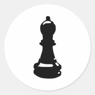 Chess - Pawn Classic Round Sticker