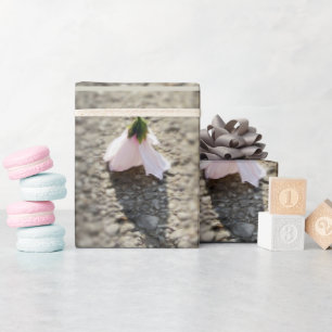 Chess pawn flower wrapping paper