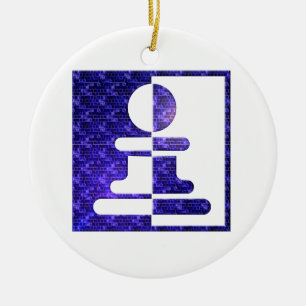 chess Pawn Reflections Ornament