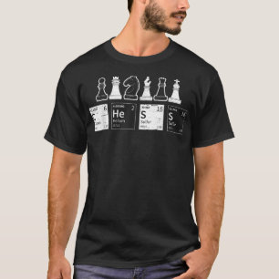 Chess Periodic Table King Knight Game Queen T-Shirt